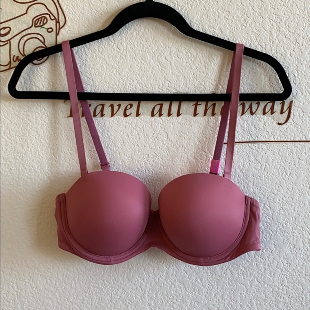 NWT Pink Victoria’s Secret Push Up Bra 36C